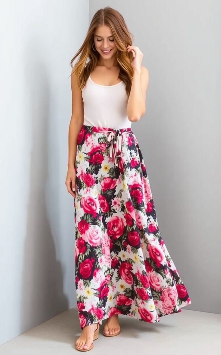 15 Floral Skirt Outfit Ideas to Blossom Your Style - TOPGURL