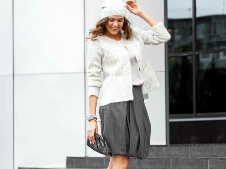 Grey Mini Skirt Outfit Ideas (Chic & Sleek)