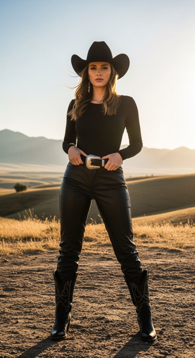 Cowgirl in Black