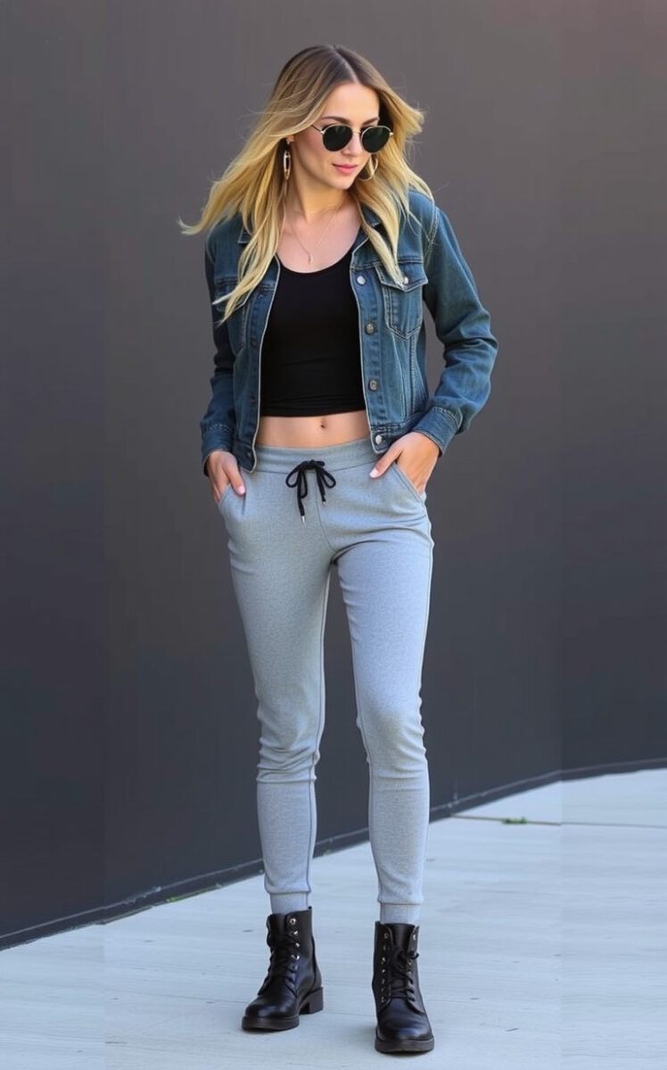 15 Ankle Boots Outfit Ideas: Your Ultimate Guide to Rocking This Versatile Footwear 10 The Athleisure Twist