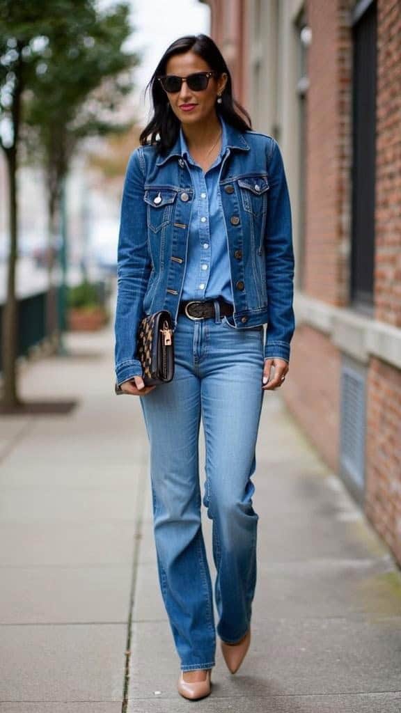 The Denim-on-Denim Double Down