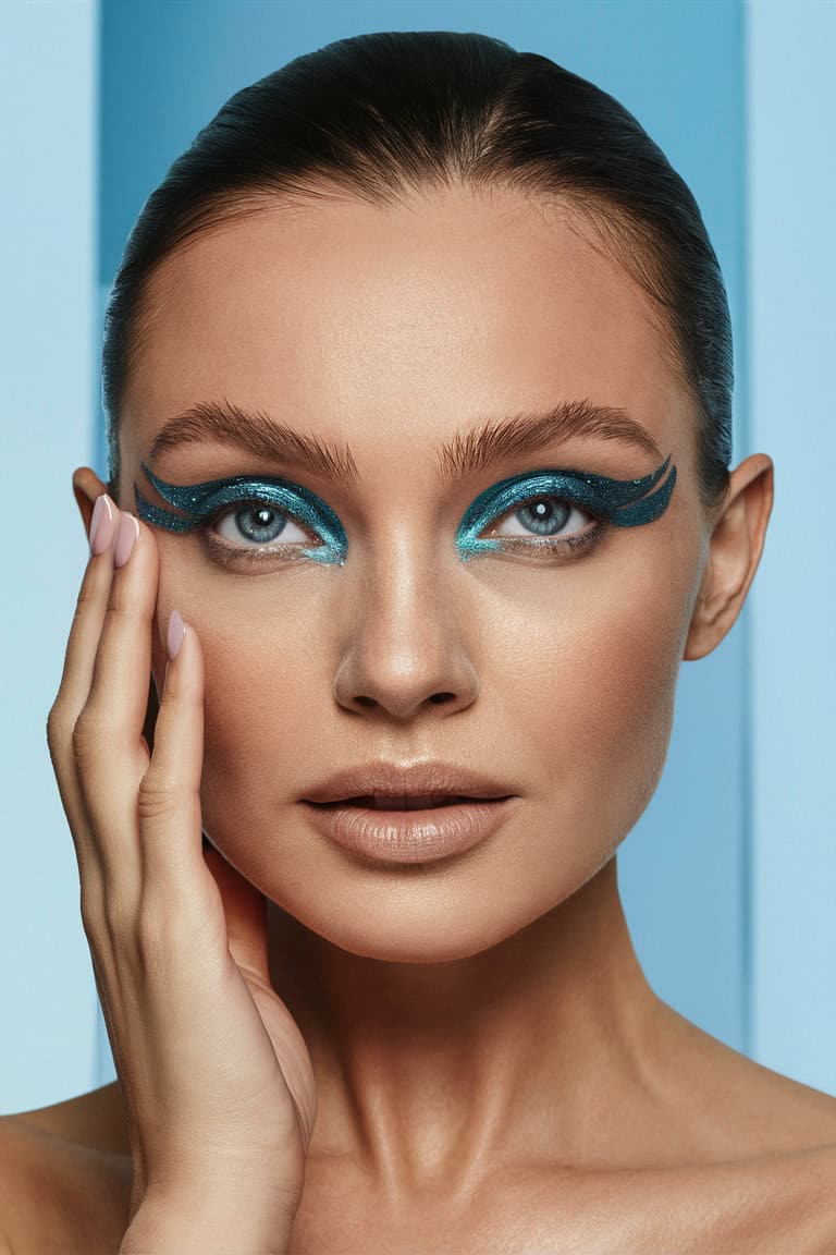 a stunning close up photo showcasing a woman