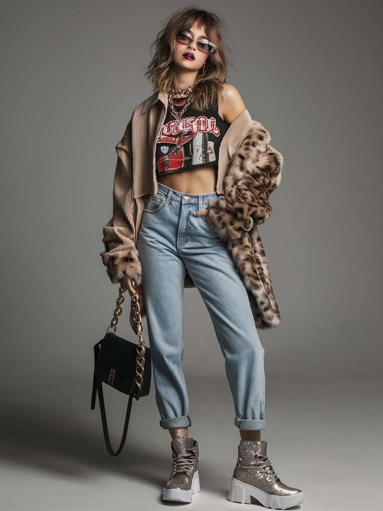 a stylish indie rock inspired outfit featuring