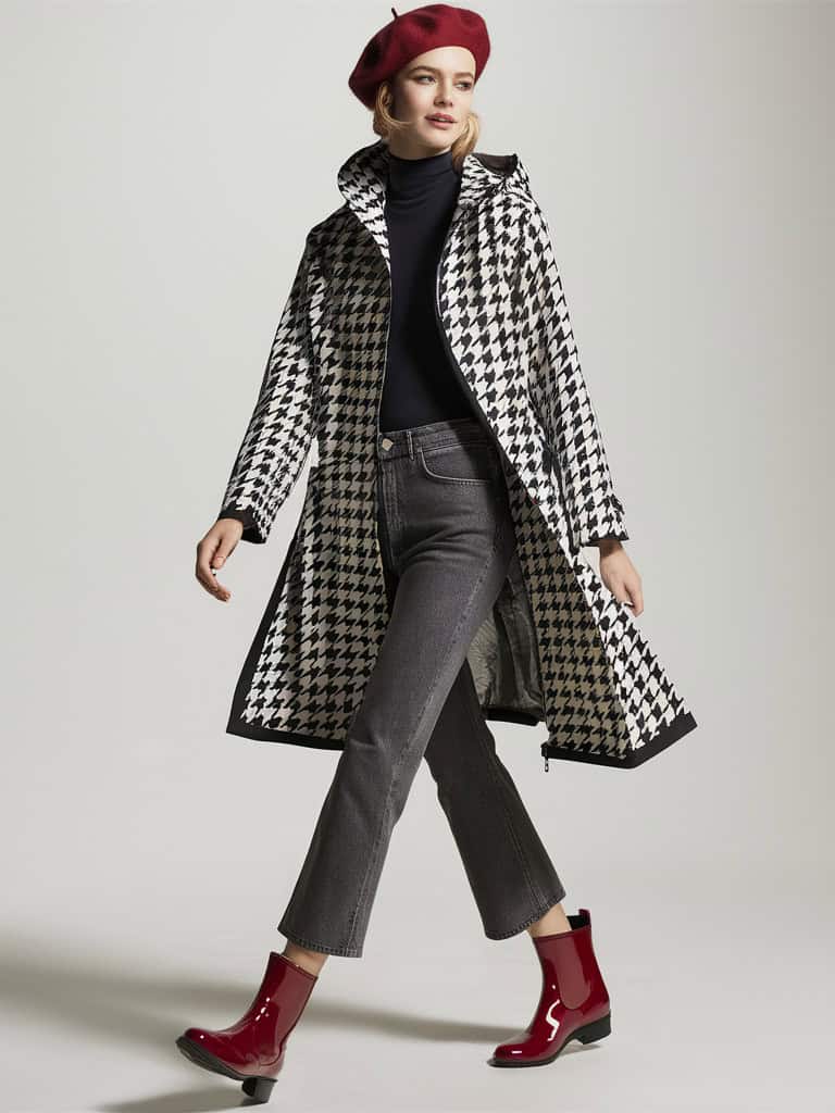 Houndstooth Mac & Red Beret