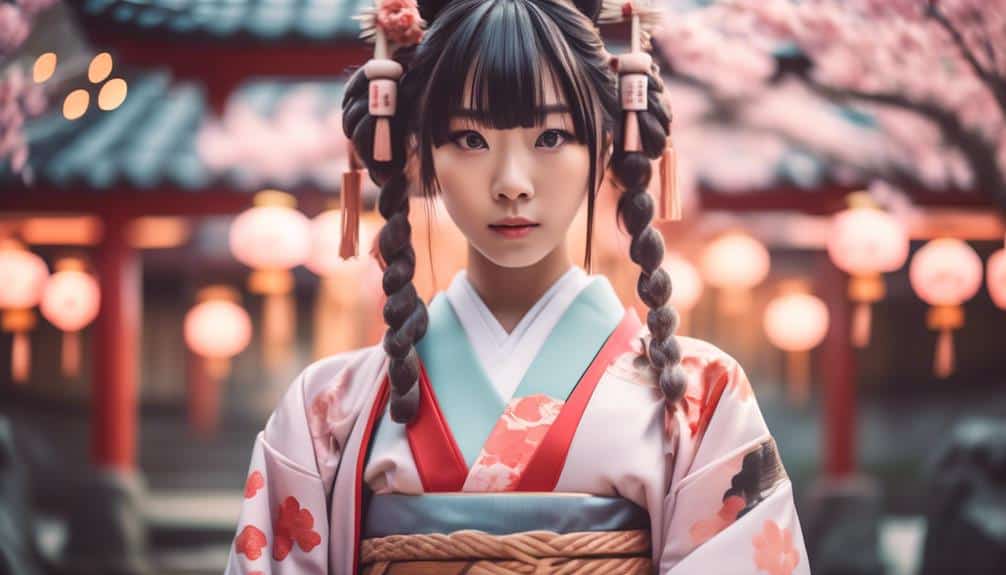 ancient japanese shrine maiden