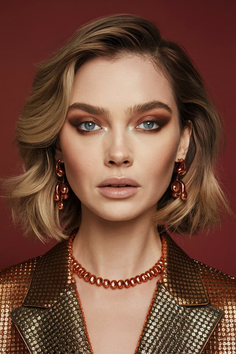 Blue Eyes and Different Hair Colors