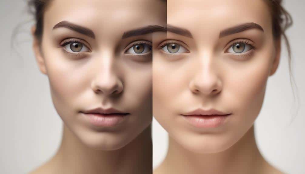 contouring cheeks step by step