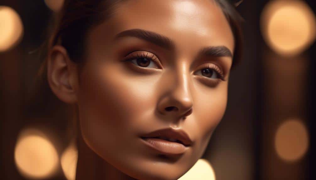 contouring for sculpted cheekbones
