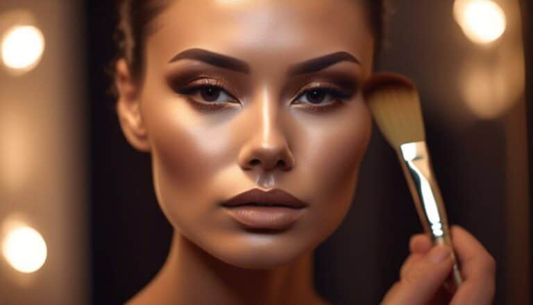 How to Contour With Powder