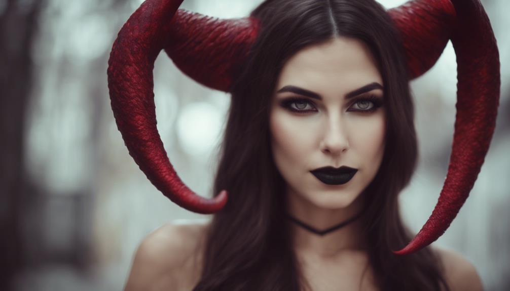 crafting devil horns costume