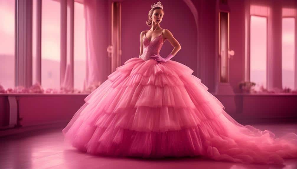 elegant barbie princess ballgown