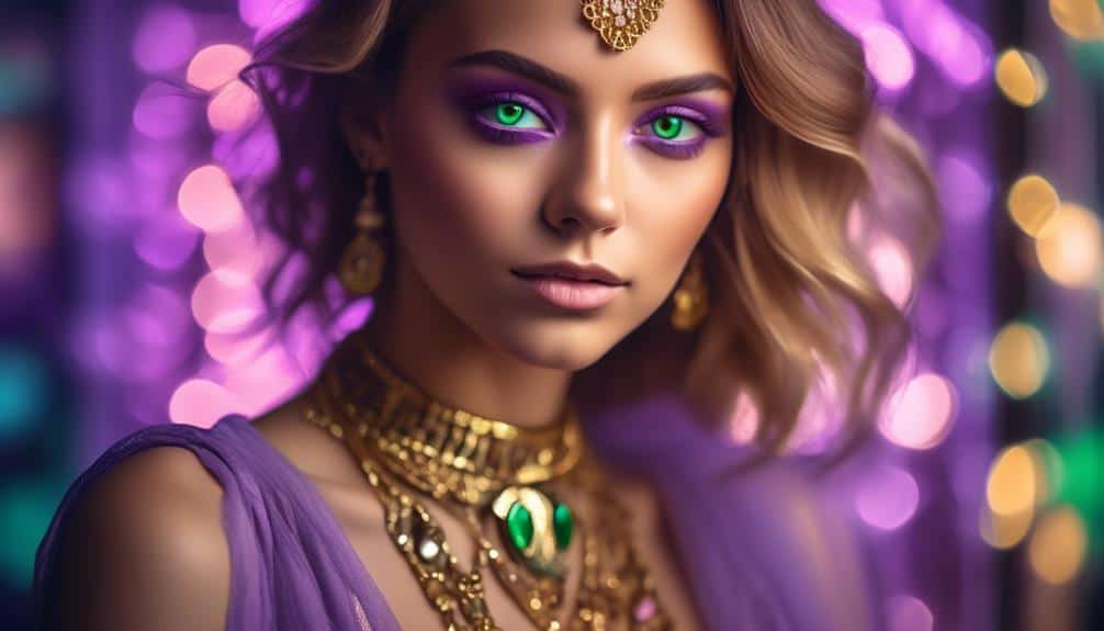 enhancing green eyes intensity