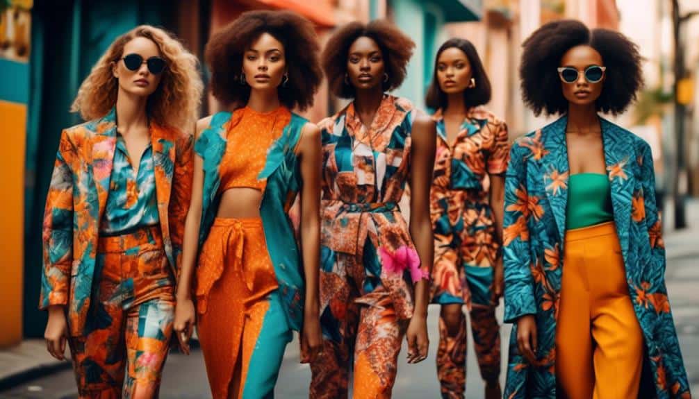 fashionable bold print designs