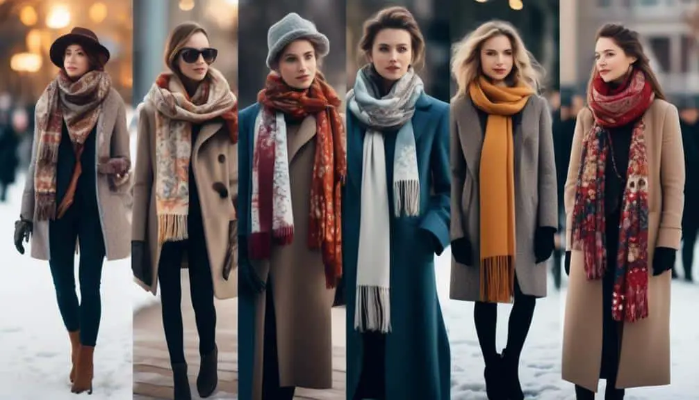 fashionable choices for scarves
