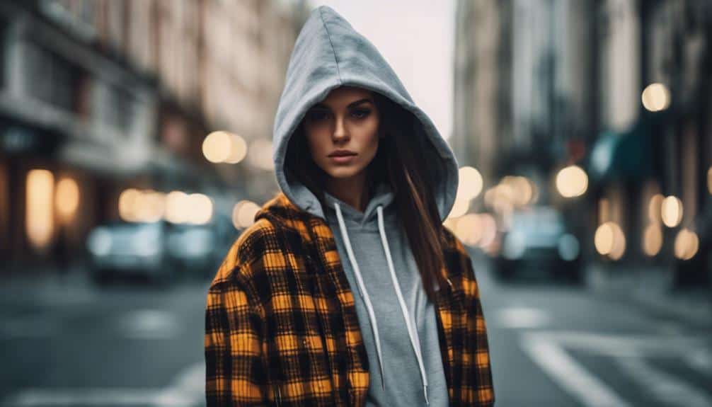 fashionable oversized hoodie outfit