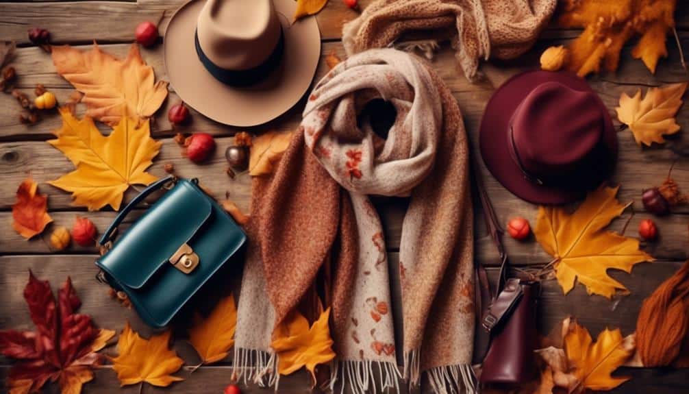 fashionable scarves and accessories