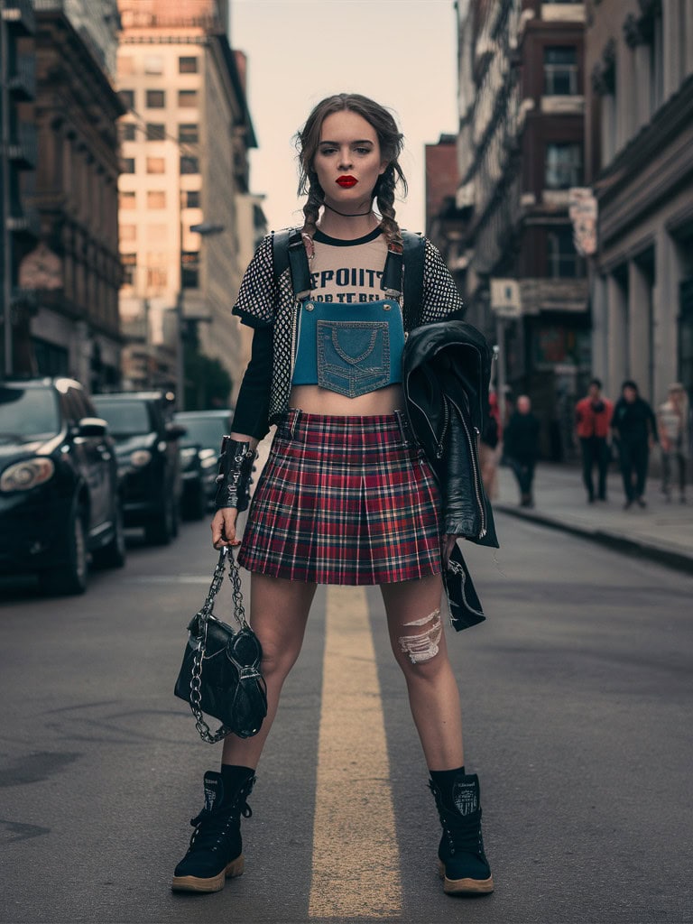 for a more punk inspired feminist look try channel