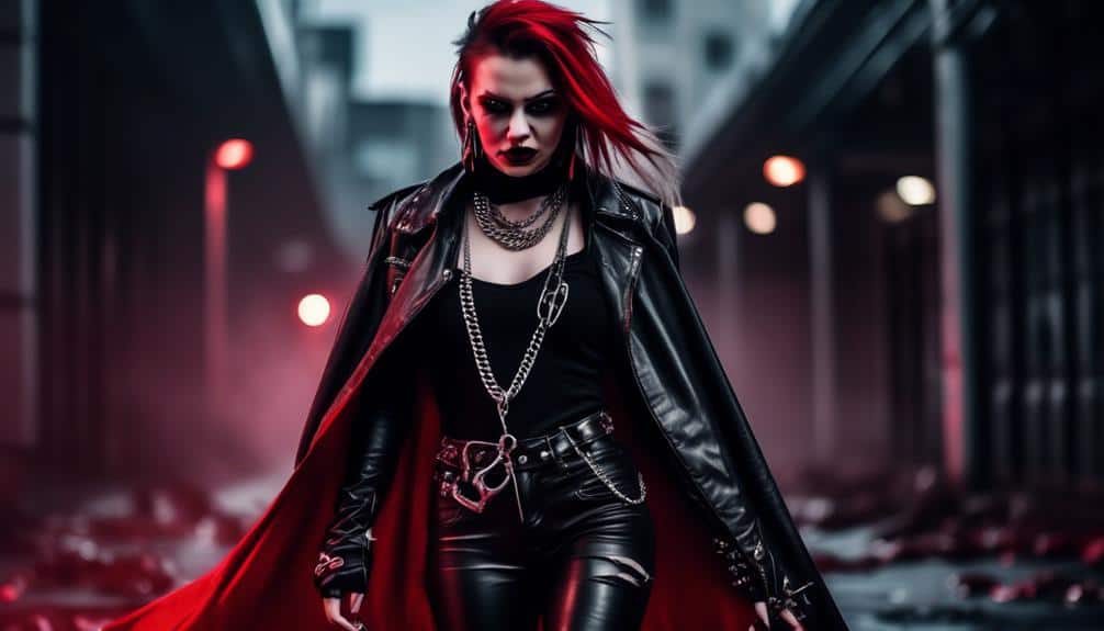 gothic vampire fashion statement