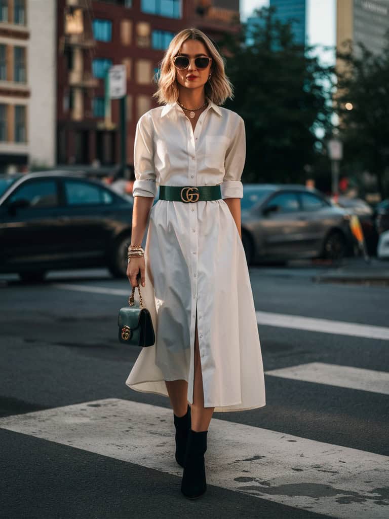 Shirt Dress Sophistication