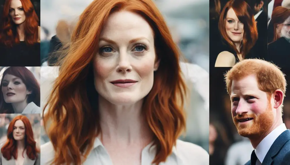 iconic ginger haired hollywood stars