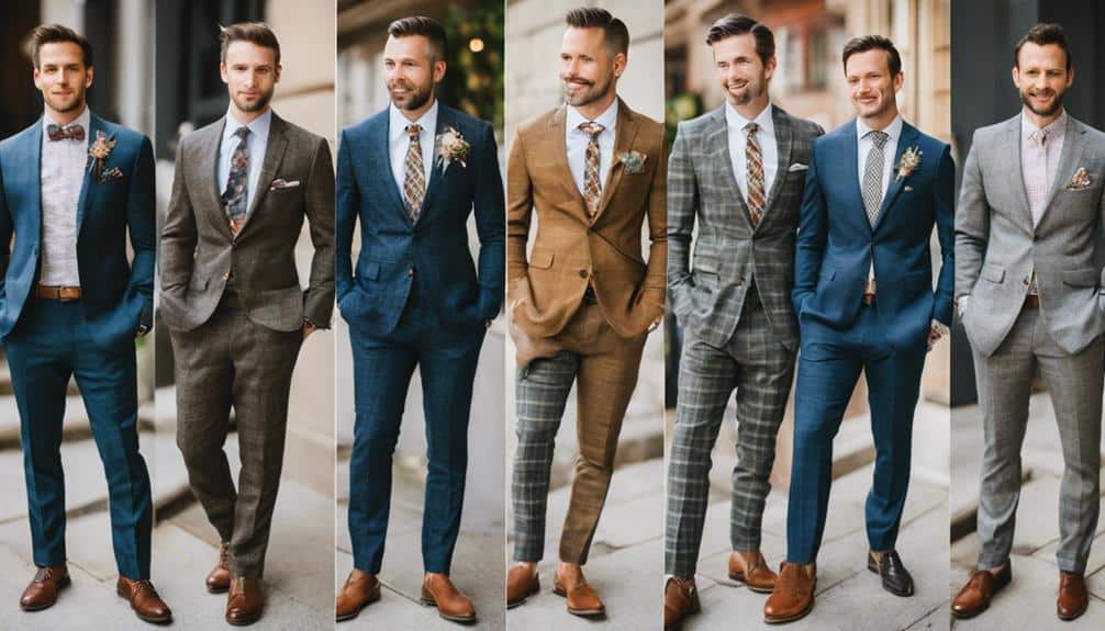 mixing suit pieces creatively