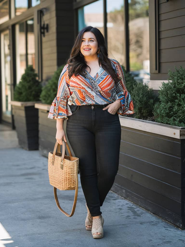 The Classic Jeans and Blouse Combo