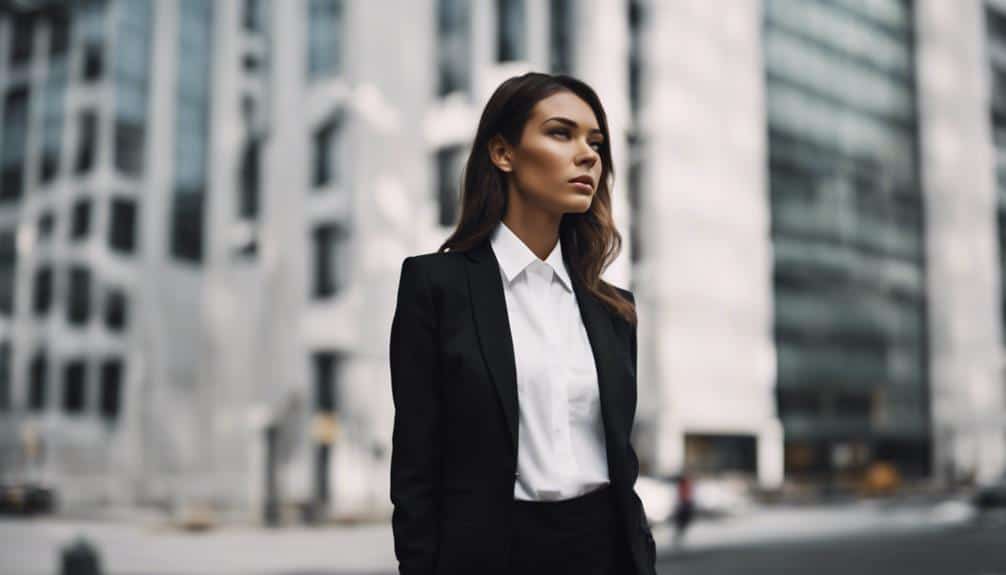 power dressing with tailored suit