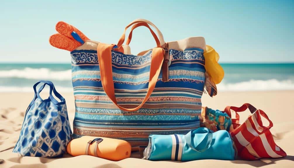 practical portable beach bags
