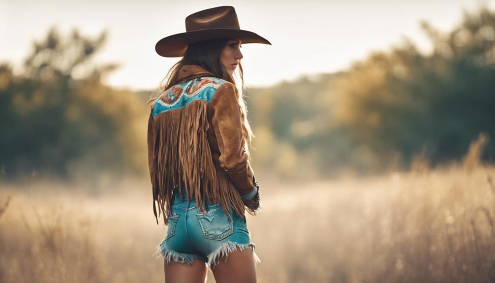 rustic cowgirl with flair