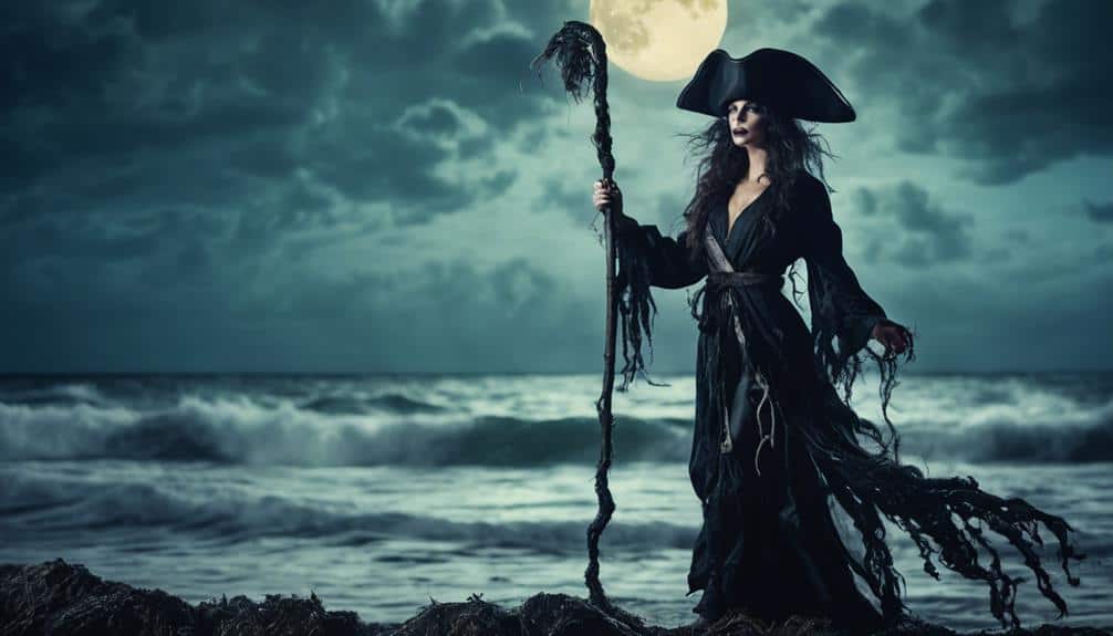 sea witch conjures storm