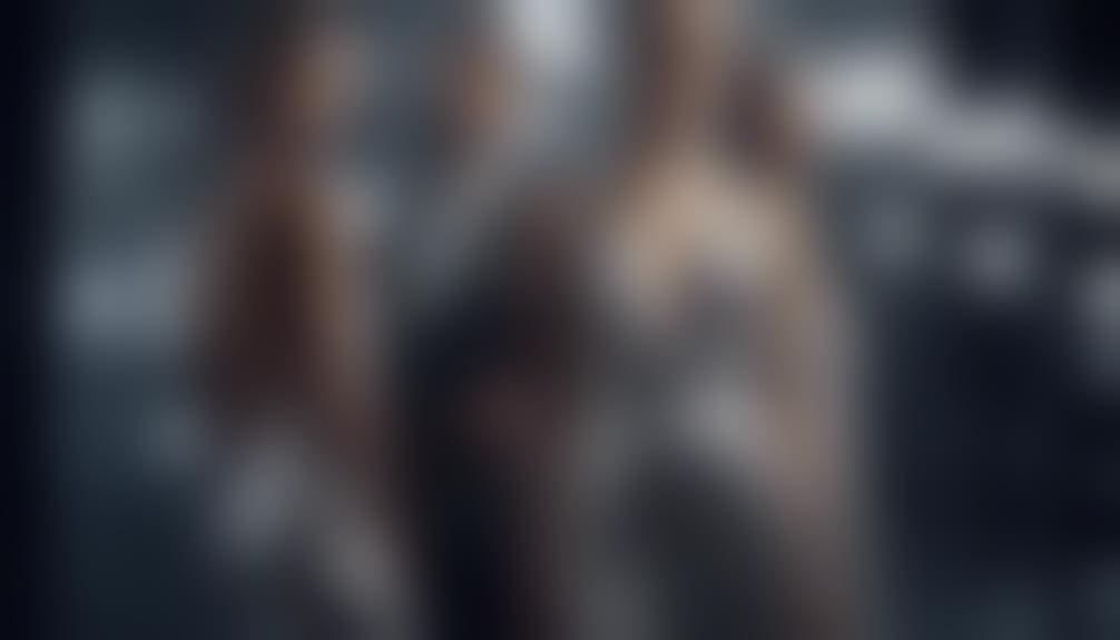 sophisticated silver evening attire