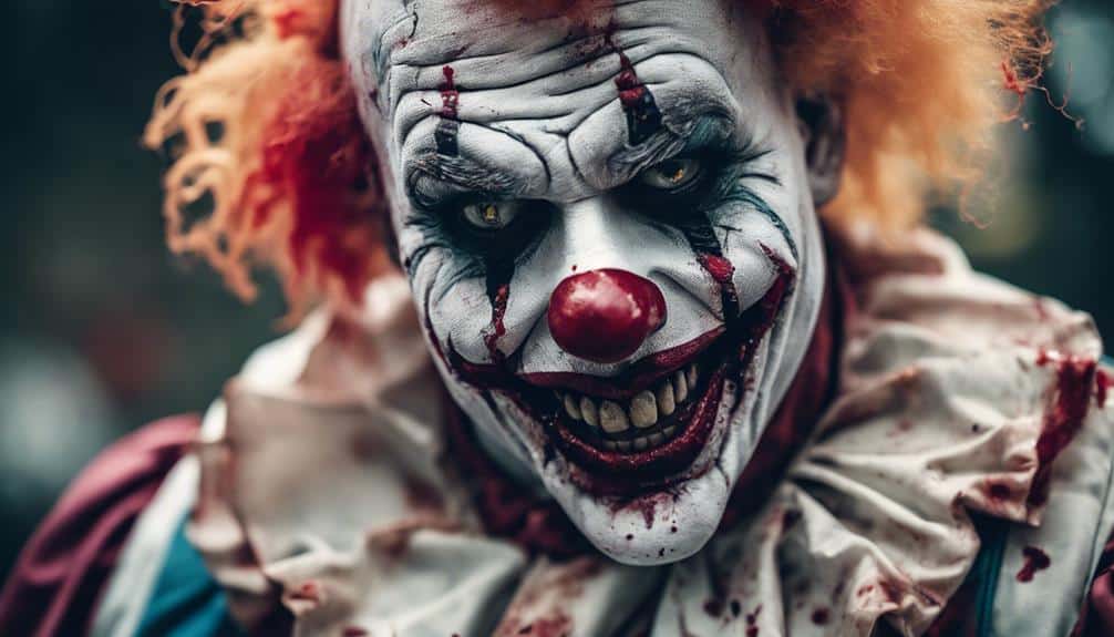 spooky halloween circus zombie