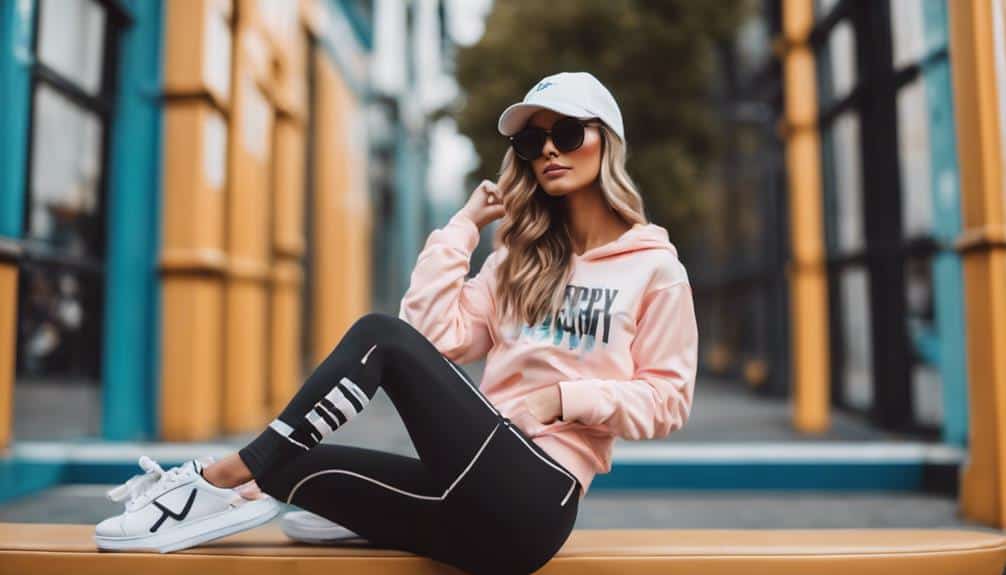 sporty fashion with sneakers