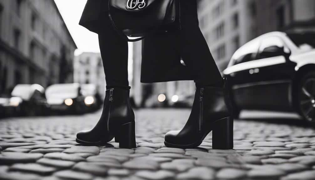 stylish black and white