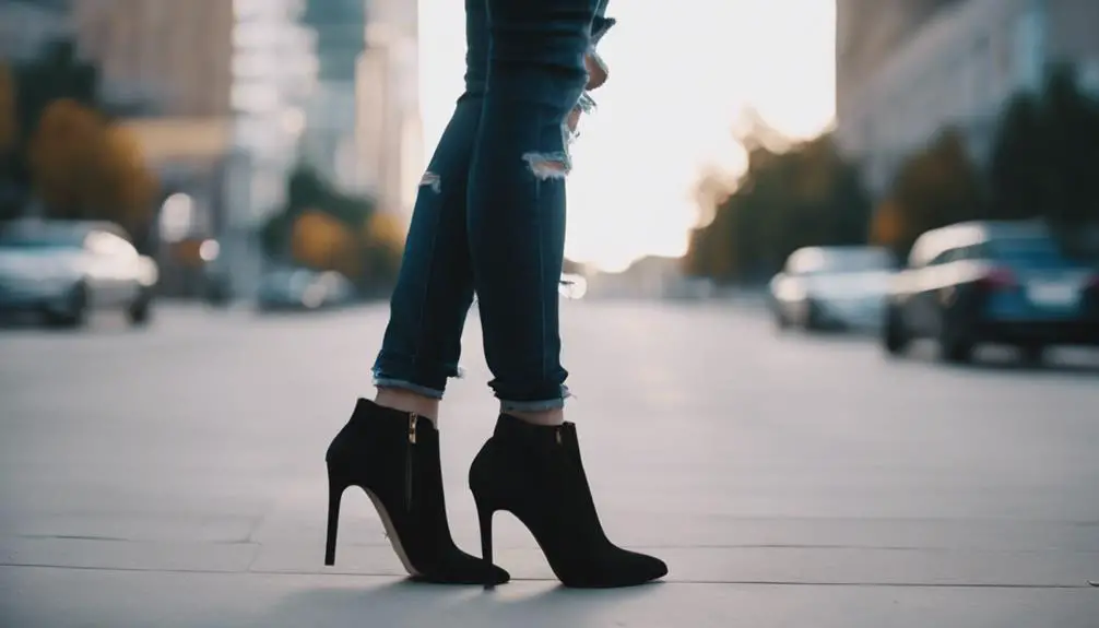 stylish heeled booties featured