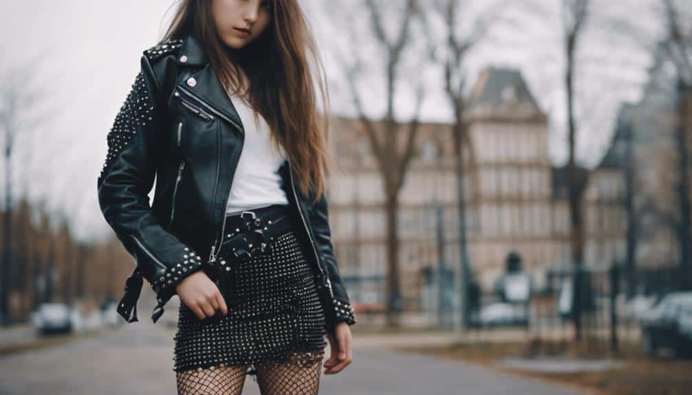 stylish leather jacket outfit