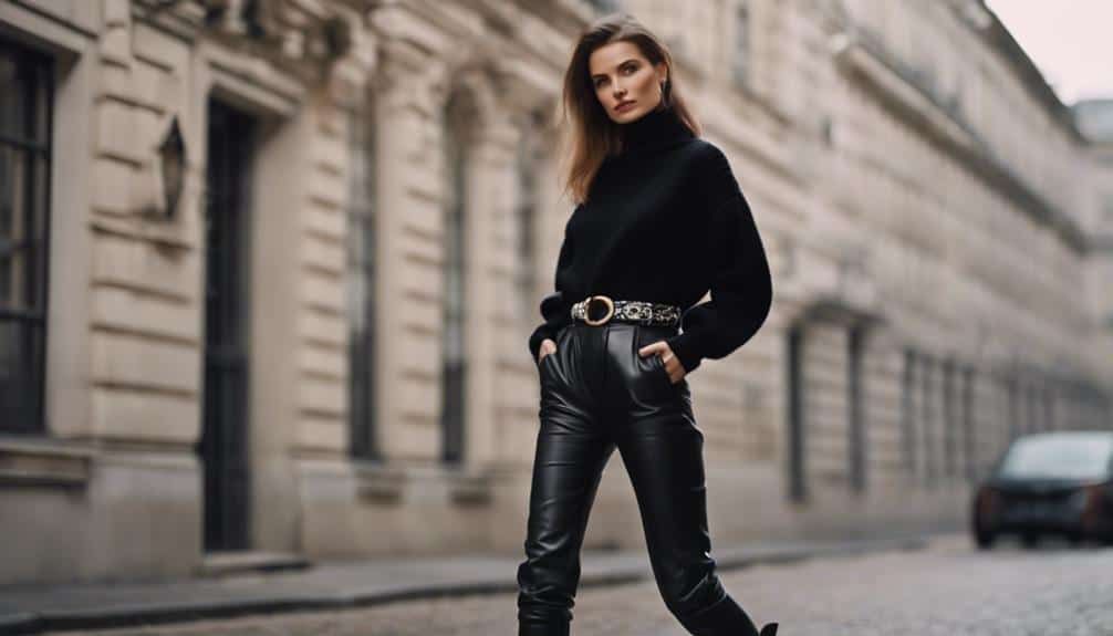 stylish leather pants inspiration
