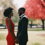 stylish outfit ideas for black couple photoshoot