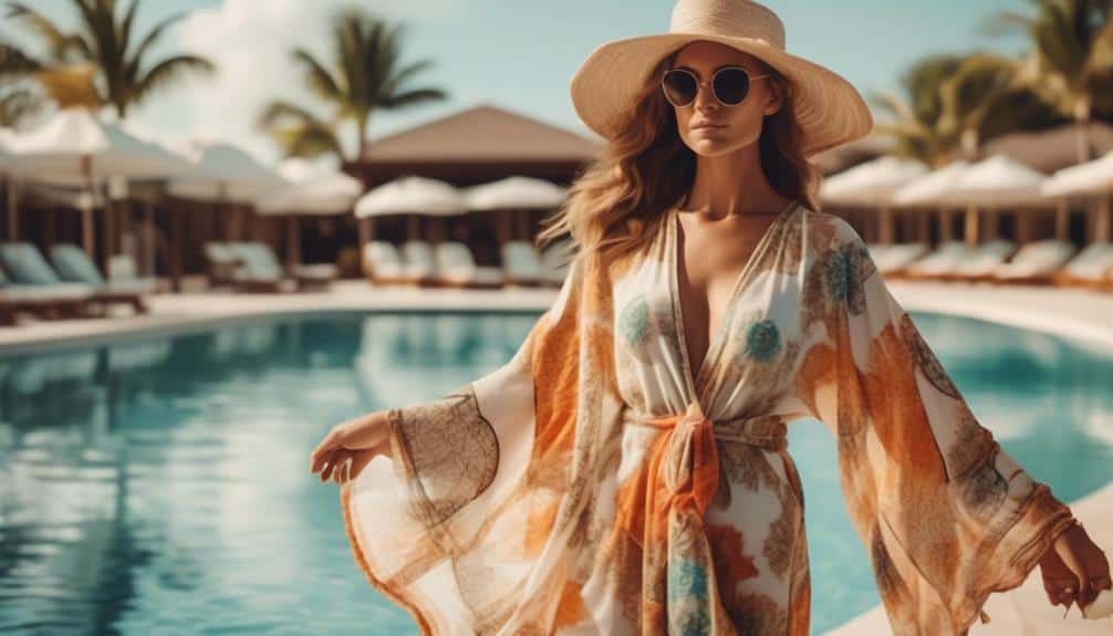 stylish summer by the pool