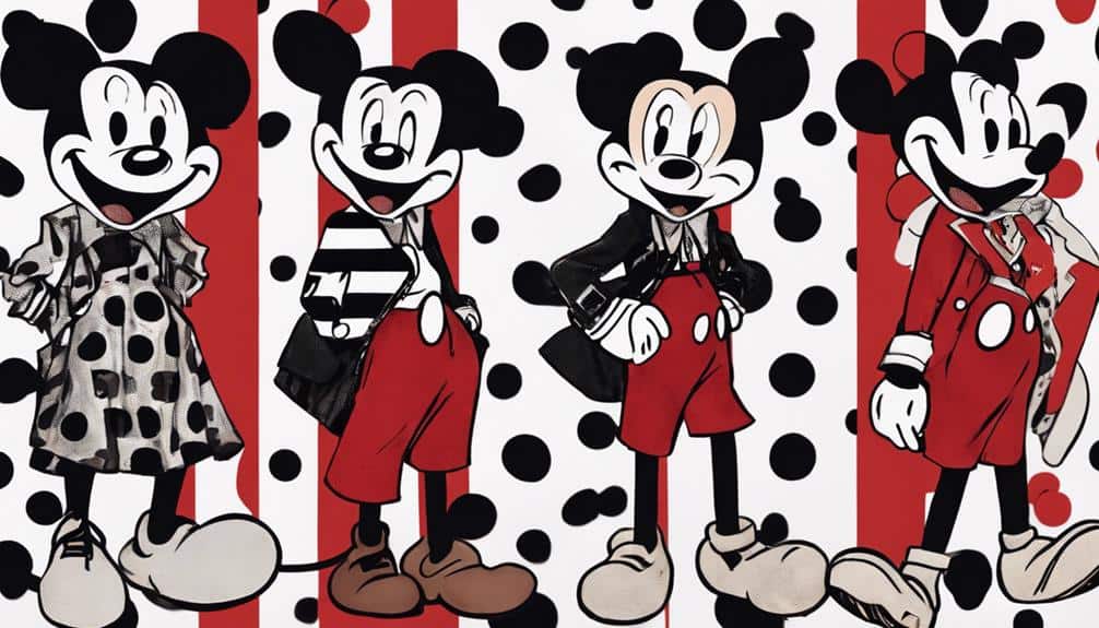 vintage mickey mouse artwork