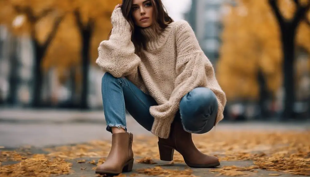 warmth in oversized sweater