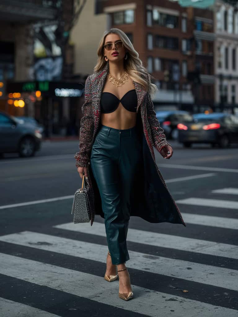 15 Leather Pants Outfit