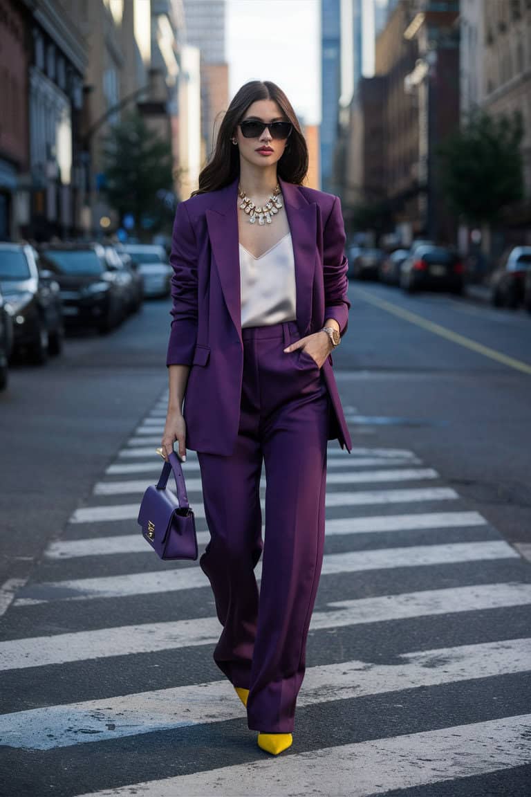 The Power Purple Suit