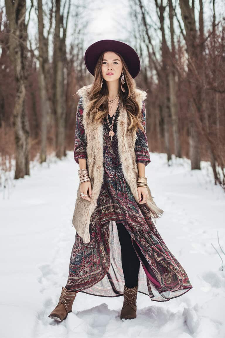 The Boho Winter Babe