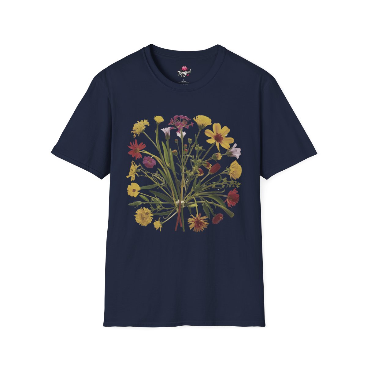 model wearing wildflower t shirt