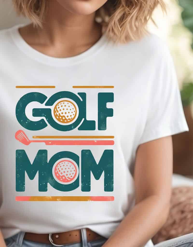 golf mom t shirt