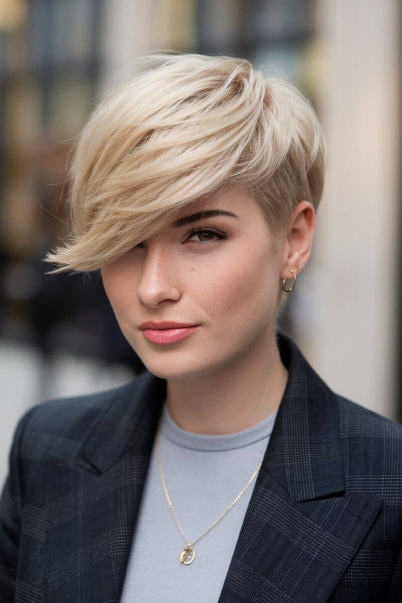 The Side-Swept Pixie