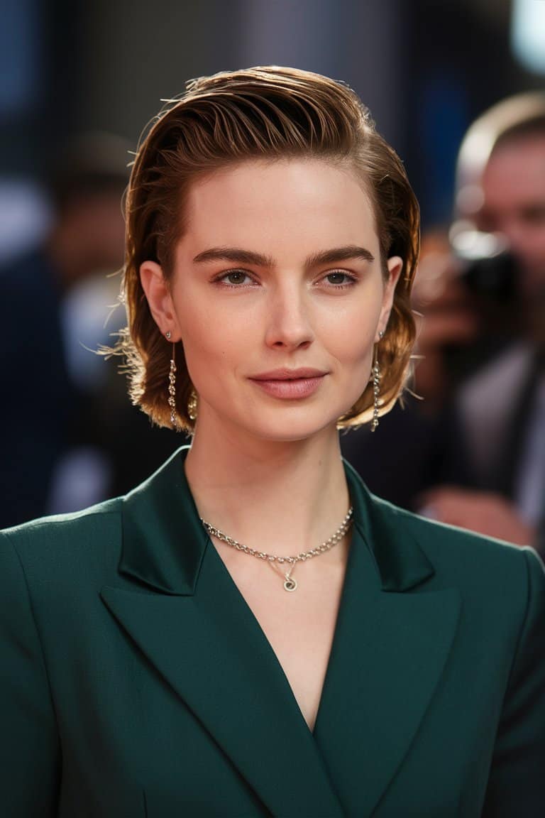 The Slicked-Back Look