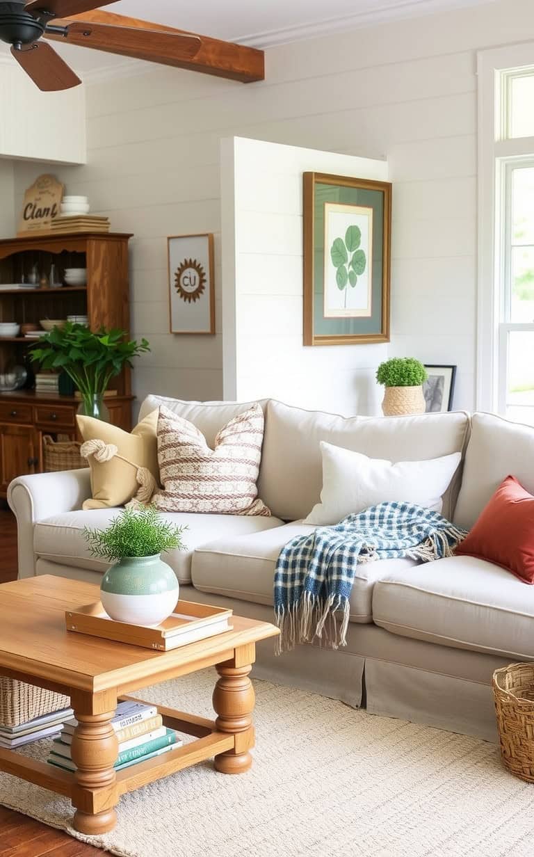 Cozy Farmhouse Living Room Designs