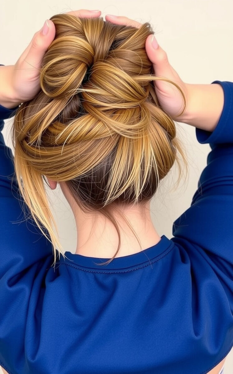 15 Cute and Easy Hairstyles for Busy Moms 2 The Classic Messy Bun